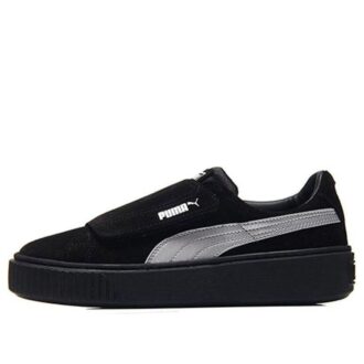 (WMNS) Zapatos de plataforma con tiras de satén negros