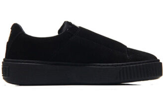 (WMNS) Zapatos de plataforma con tiras de satén negros