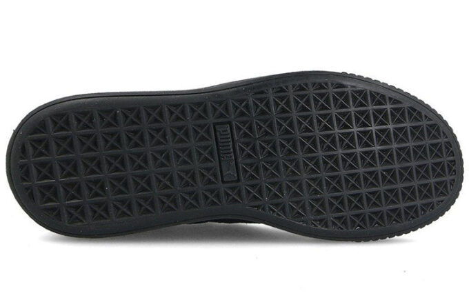 (WMNS) Zapatos de plataforma con tiras de satén negros