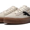 (WMNS) Zapatos de plataforma de ante en beige y marrón