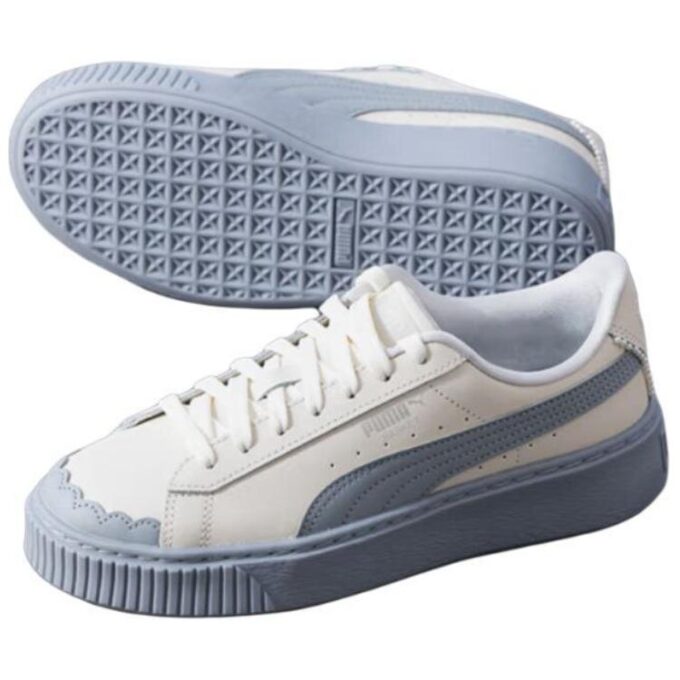 (WMNS) Zapatos de plataforma de baloncesto “Blanco perla azul”