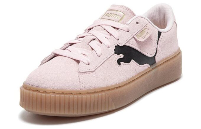 (WMNS) Zapatos de plataforma de gamuza “Rosa, negro y chicle”