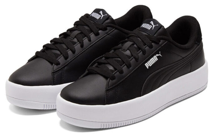 (WMNS) Zapatos de plataforma Lily Negro/Blanco