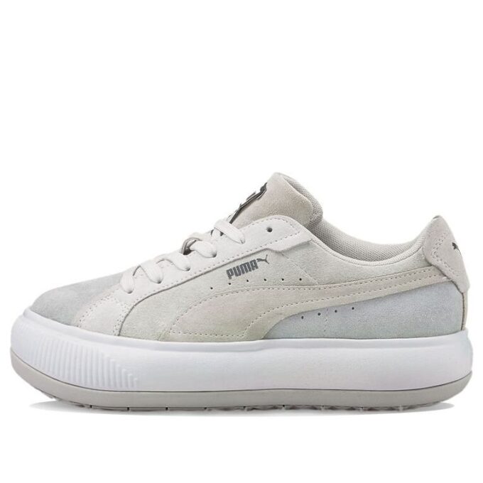 (WMNS) Zapatos de skate casuales de caña baja Mayu Raw de gamuza gris