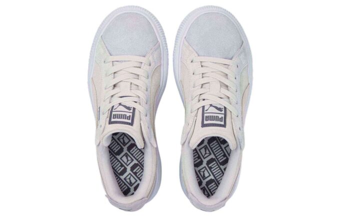 (WMNS) Zapatos de skate casuales de caña baja Mayu Raw de gamuza gris