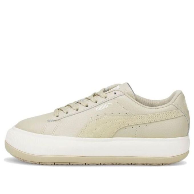 (WMNS) Zapatos de skate casuales de caña baja tonal Mayu de gamuza color caqui