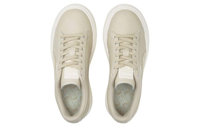 (WMNS) Zapatos de skate casuales de caña baja tonal Mayu de gamuza color caqui