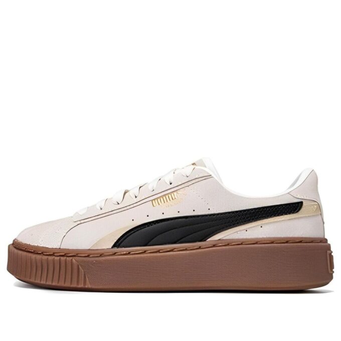 (WMNS) Zapatos de skate con plataforma “Crema, negro y marrón”