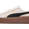 (WMNS) Zapatos de skate con plataforma “Crema, negro y marrón”