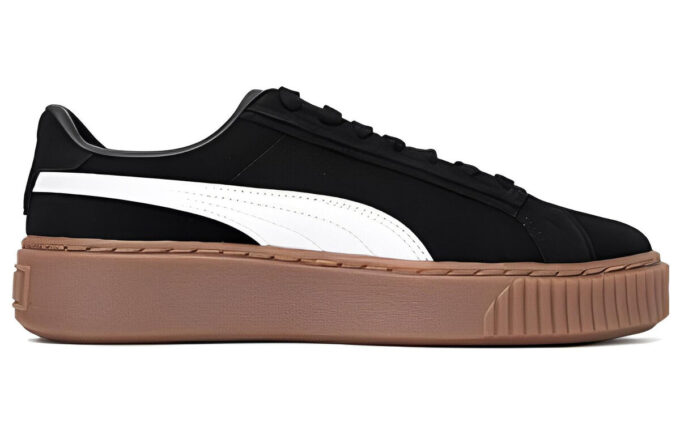 (WMNS) Zapatos de skate con plataforma “Negro, blanco y marrón”