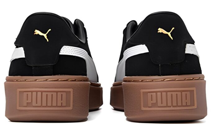 (WMNS) Zapatos de skate con plataforma “Negro, blanco y marrón”
