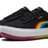 (WMNS) Zapatos de skate de suela gruesa Mayu Prism de ante negro