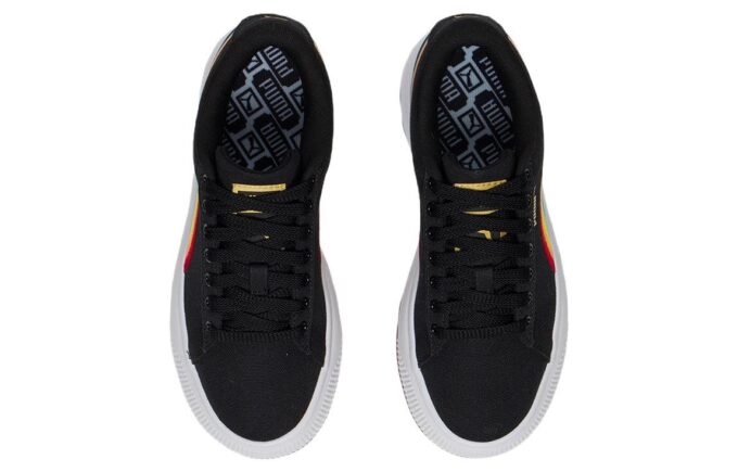 (WMNS) Zapatos de skate de suela gruesa Mayu Prism de ante negro