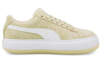 (WMNS) Zapatos de skate minimalistas casuales de suela gruesa Mayu de gamuza color caqui