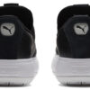 (WMNS) Zapatos sin cordones Mayu de gamuza negro/blanco