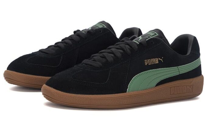 Zapatillas Army Trainer de ante “negras”