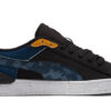 Zapatillas bajas unisex de ante Bloc azul/negro
