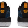 Zapatillas bajas unisex de ante Bloc azul/negro