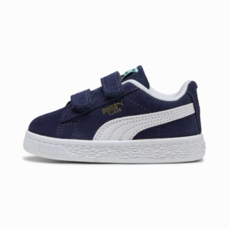 Zapatillas clásicas de ante fáciles de poner para niños pequeños
