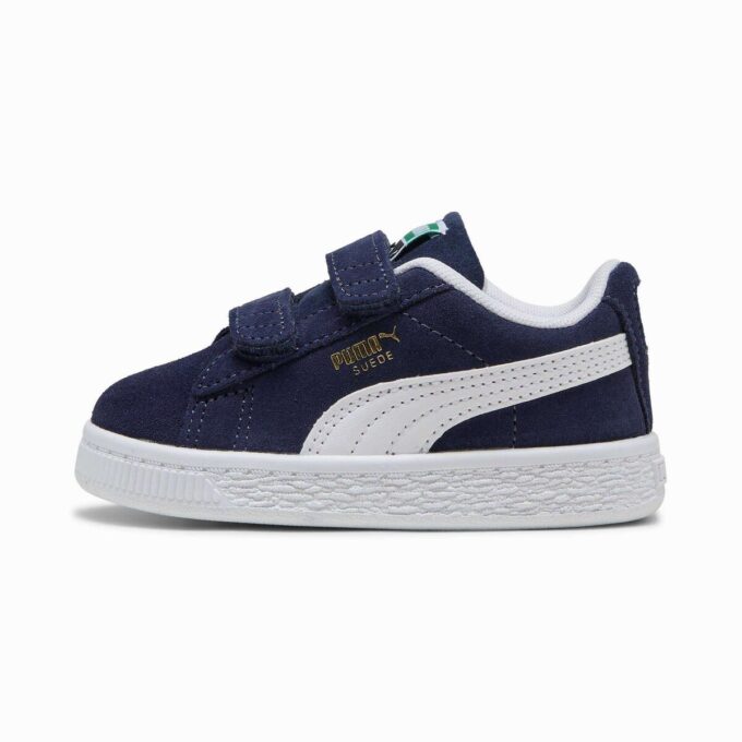 Zapatillas clásicas de ante fáciles de poner para niños pequeños Zapatillas clásicas de ante fáciles de poner para niños pequeños