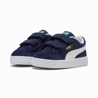 Zapatillas clásicas de ante fáciles de poner para niños pequeños