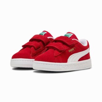 Zapatillas clásicas de ante fáciles de poner para niños pequeños