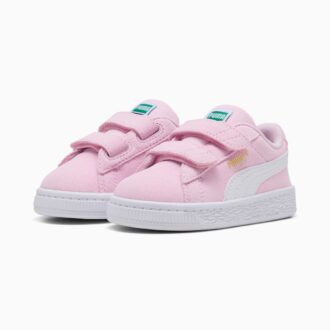 Zapatillas clásicas de ante fáciles de poner para niños pequeños