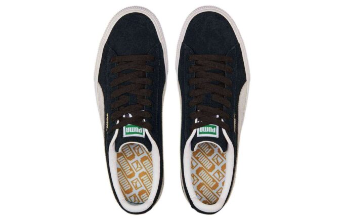 Zapatillas clásicas de ante “Negro y blanco”