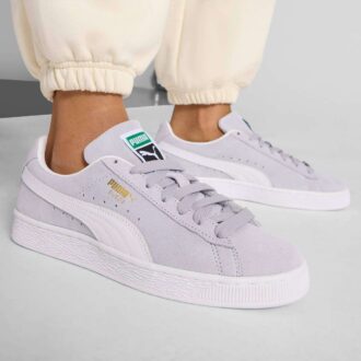 Zapatillas clásicas de ante para mujer