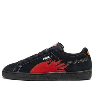 Zapatillas clásicas de ante PUMA x Butter Goods “Negro y rojo”