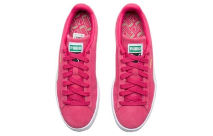 Zapatillas clásicas de ante XXI “rosa y blanco”
