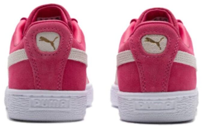 Zapatillas clásicas de ante XXI “rosa y blanco”