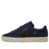 Zapatillas clásicas de franela de ante unisex en color azul