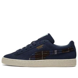 Zapatillas clásicas de franela de ante unisex en color azul