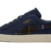 Zapatillas clásicas de franela de ante unisex en color azul
