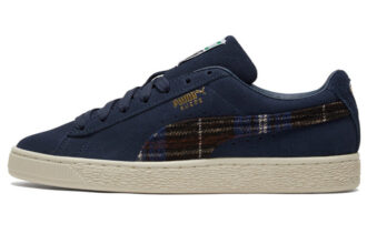 Zapatillas clásicas de franela de ante unisex en color azul