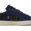Zapatillas clásicas de franela de ante unisex en color azul