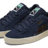 Zapatillas clásicas de franela de ante unisex en color azul