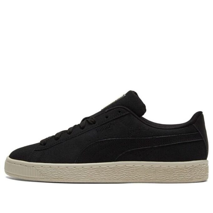 Zapatillas clásicas unisex de ante negro de caña baja