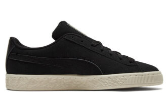 Zapatillas clásicas unisex de ante negro de caña baja