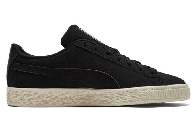 Zapatillas clásicas unisex de ante negro de caña baja