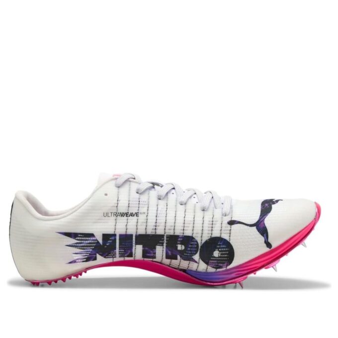 Zapatillas con clavos evoSPEED Sprint Nitro Elite 2 Digitokyo “Blanco, negro y rosa”
