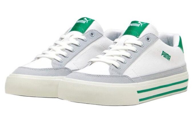 Zapatillas Court Classic Vulc “Blanco y verde”
