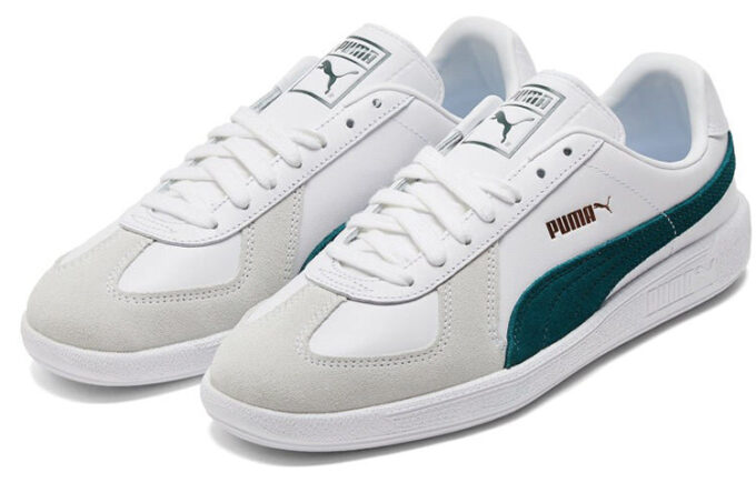 Zapatillas de deporte del ejército “Blanco y verde universitario”