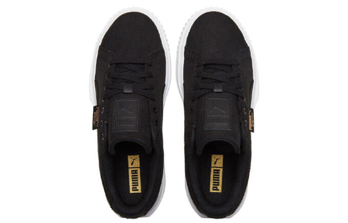 Zapatillas de pana unisex Breaker negras y blancas