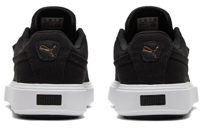 Zapatillas de pana unisex Breaker negras y blancas