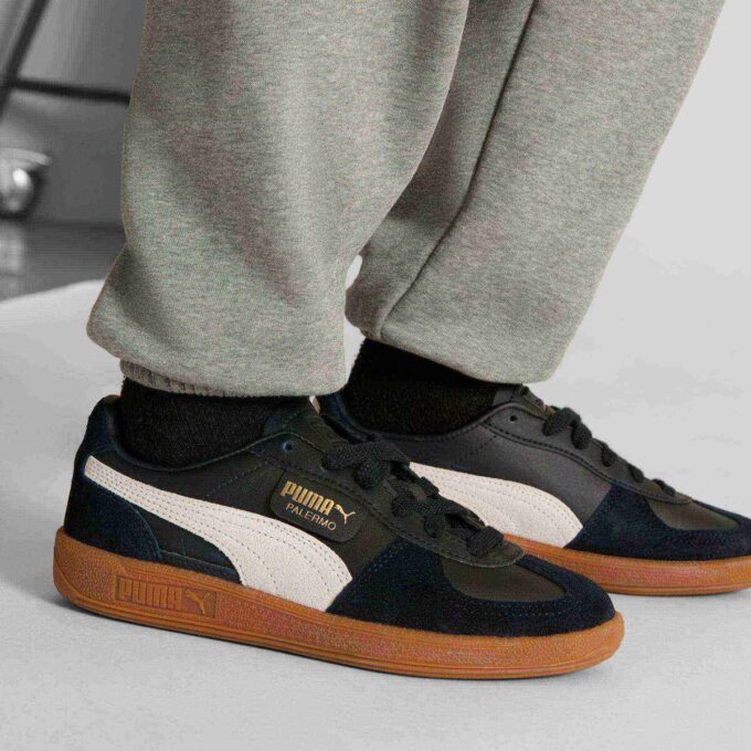 Zapatillas de piel Palermo para niños grandes Zapatillas de piel Palermo para niños grandes
