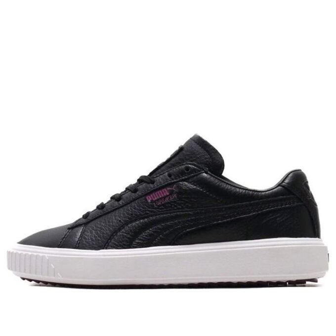 Zapatillas de piel unisex Breaker negras