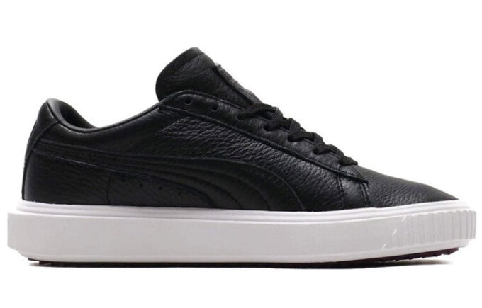 Zapatillas de piel unisex Breaker negras