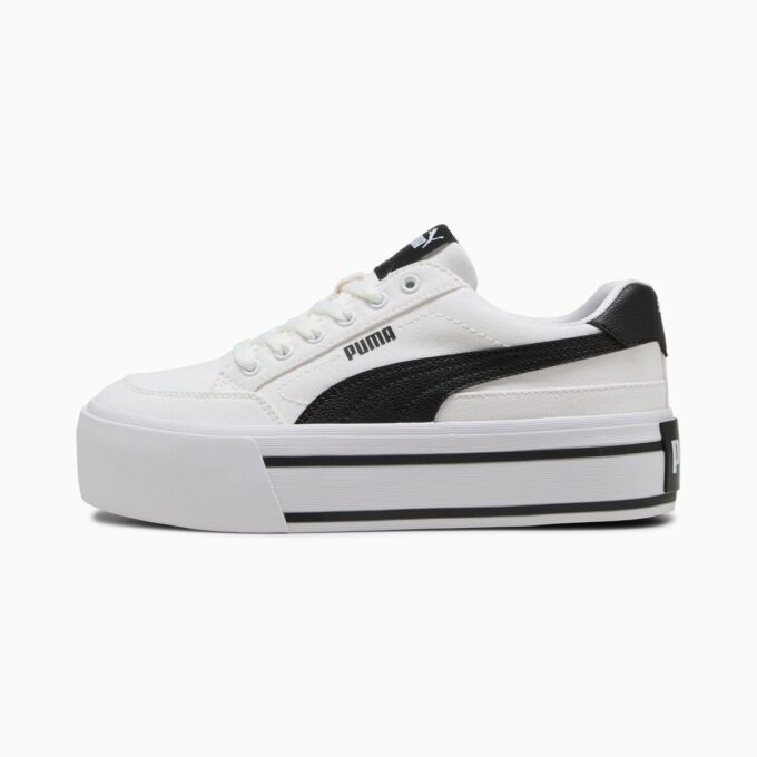Zapatillas de plataforma vulcanizadas clásicas para mujer de Court Zapatillas de plataforma vulcanizadas clásicas para mujer de Court